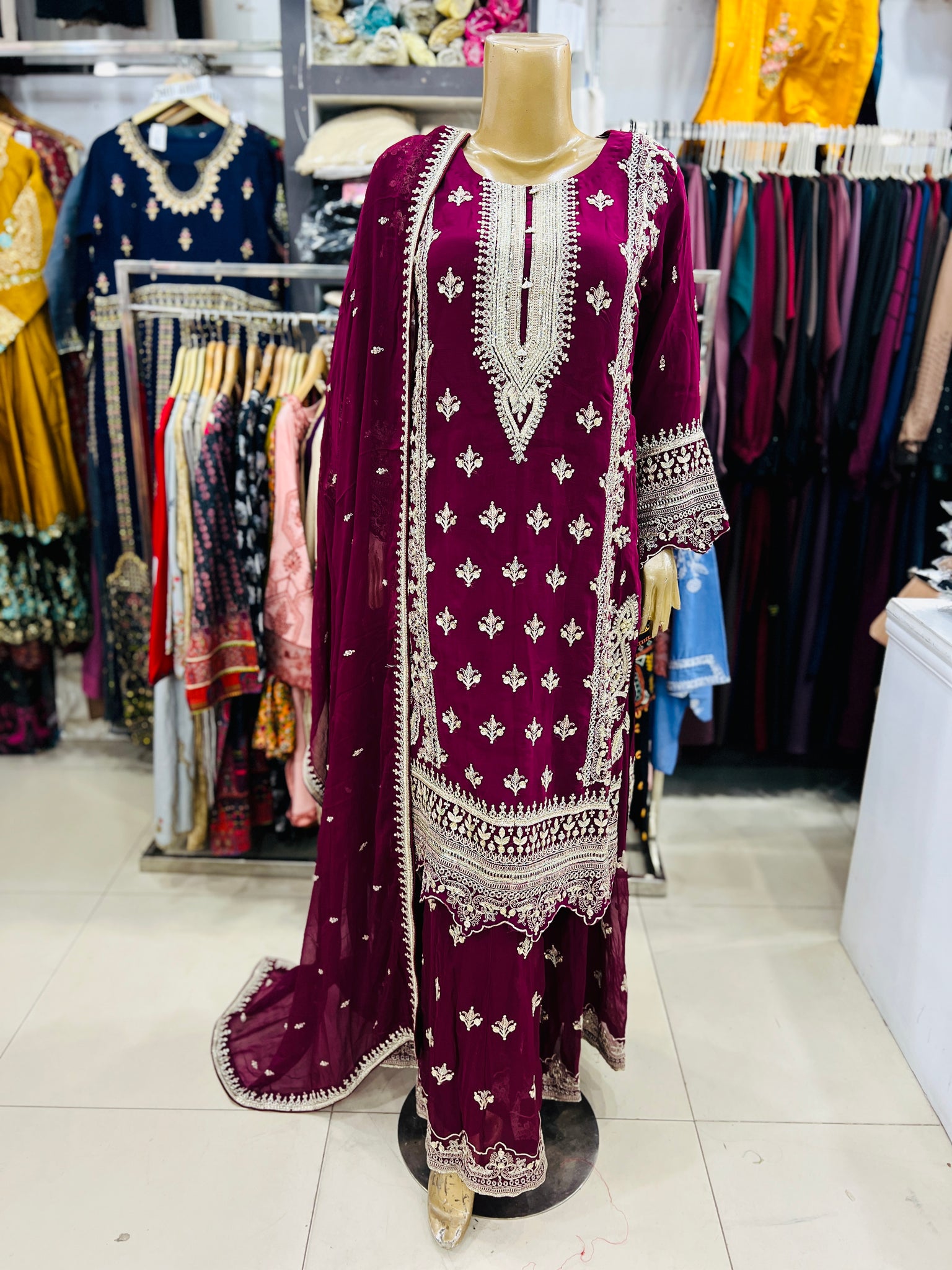 Stitched Sharara Collection