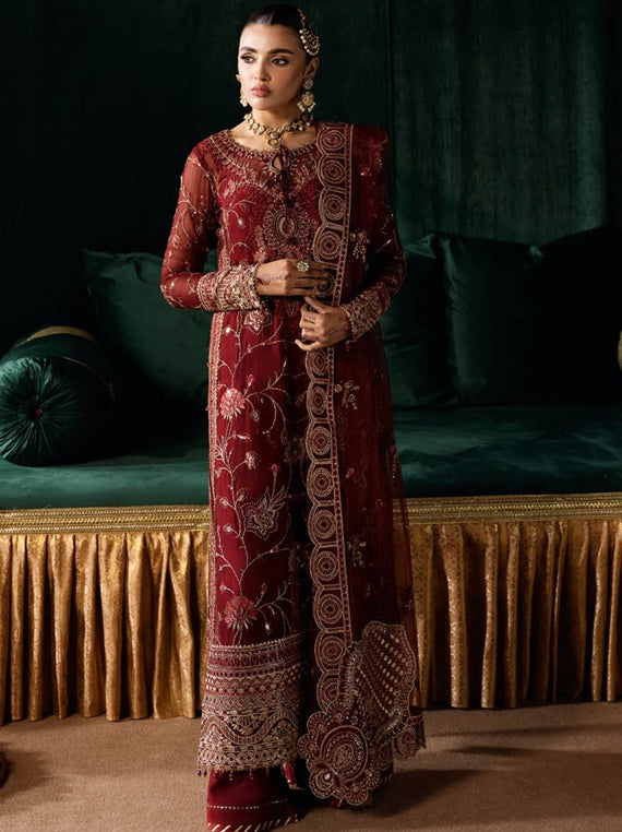 Dastak By Ramsha Luxury Embroidered Chiffon Collection Vol-2 (Q-203)