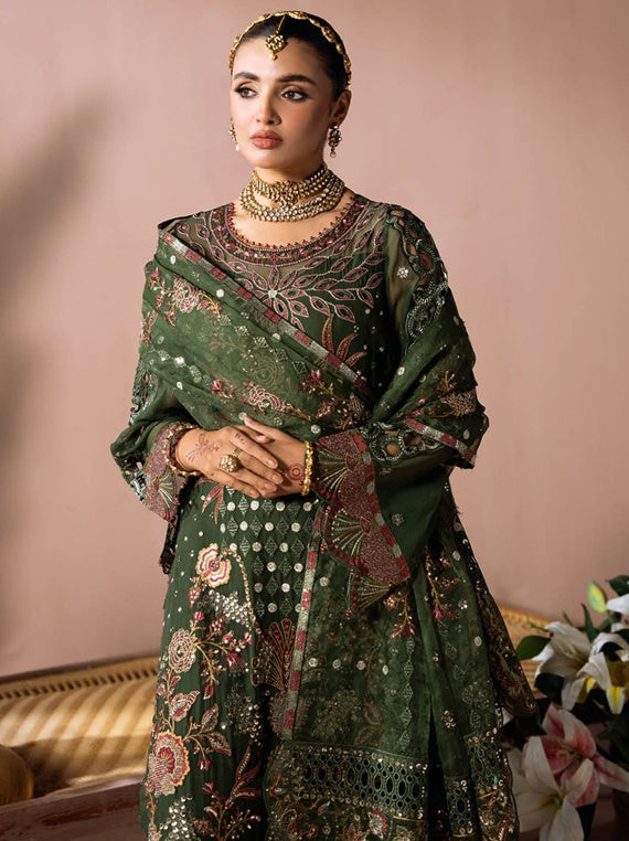 Dastak By Ramsha Luxury Embroidered Chiffon Collection Vol-2 (Q-201)