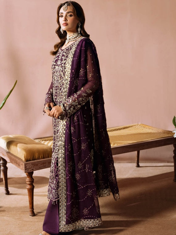Dastak By Ramsha Luxury Embroidered Chiffon Collection Vol-2 (Q-208)