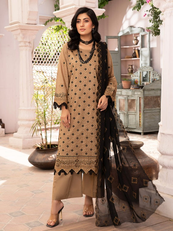 Gul Bano By Manizay Lawn Collection 2025 (M-08)