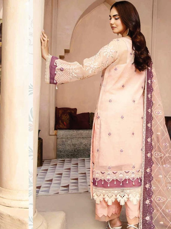 AZU Voguish Slub Khadi Collection By Ahmed Embroideries (D-01)