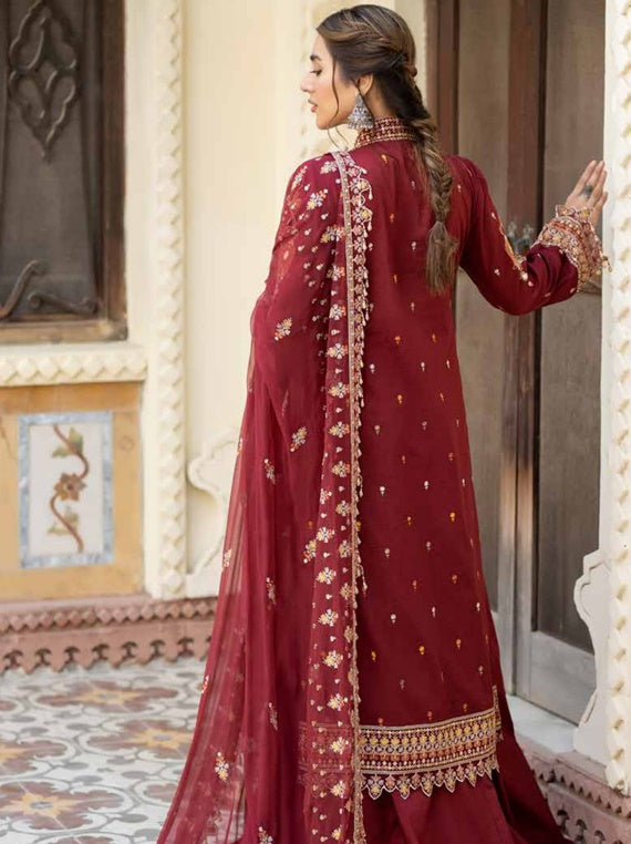 Pankh Noor-e-Fajar By Raeesa Luxury Lawn Collection 2025 (P-03)