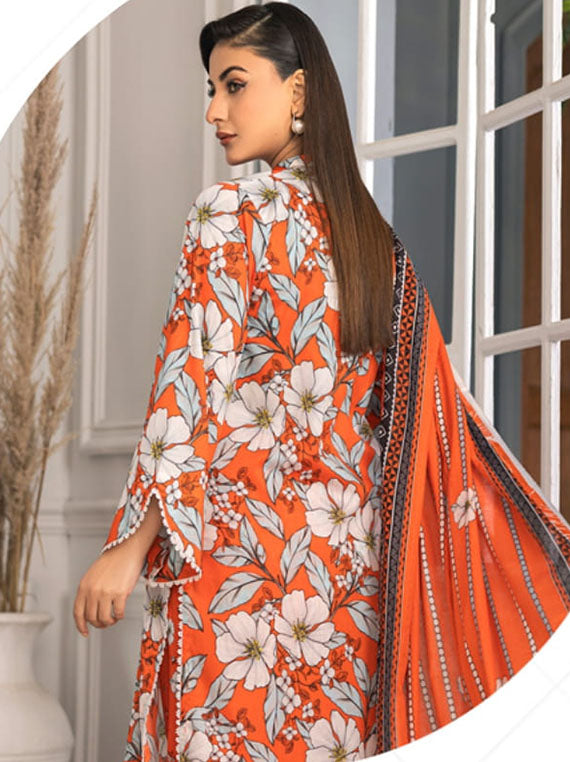 Zohra Classic By Motifz Lawn Collection 2025 (Design-03)