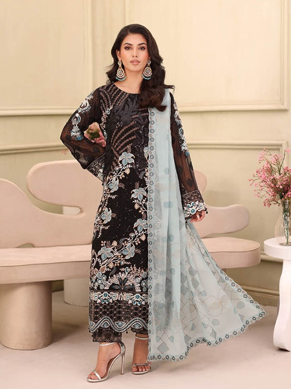 Ramsha Chiffon Collection 2025 Vol-27 (F-2703)