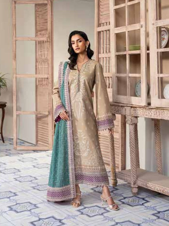 Maryum N Maria Luxury Lawn Collection 2025 (MS-50113)
