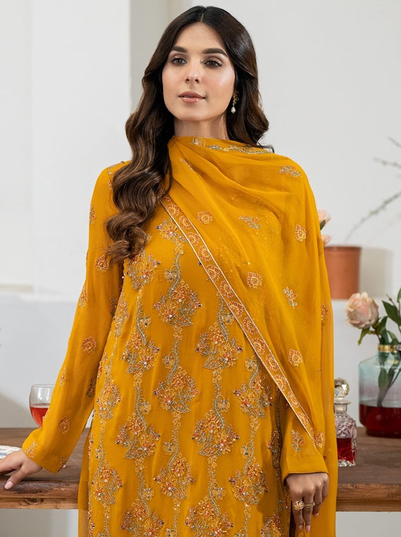 Bakhtawar By Noor-e-Fajar Chiffon Collection 2025 (SN-113)