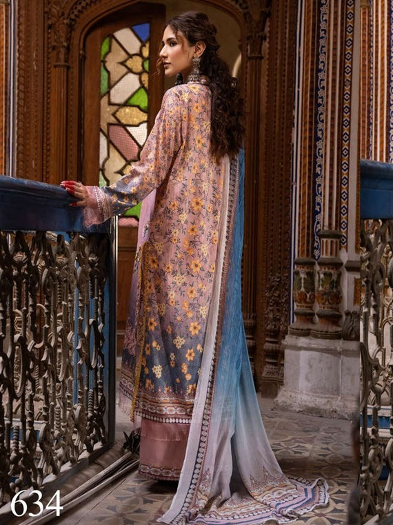 Rang Nagar By Shaista Lawn Collection 2025 (D-634)