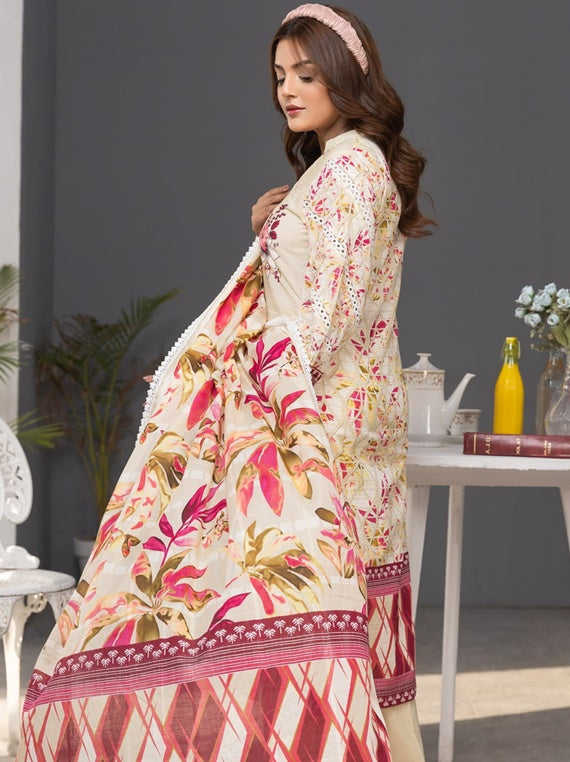 Janan By Sidra Aleem Airjet Banadora Lawn Collection 2025 (D-04)