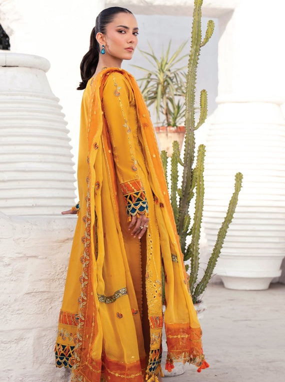 Anaya By Zebtan Lawn Collection 2025 (ZA-08)
