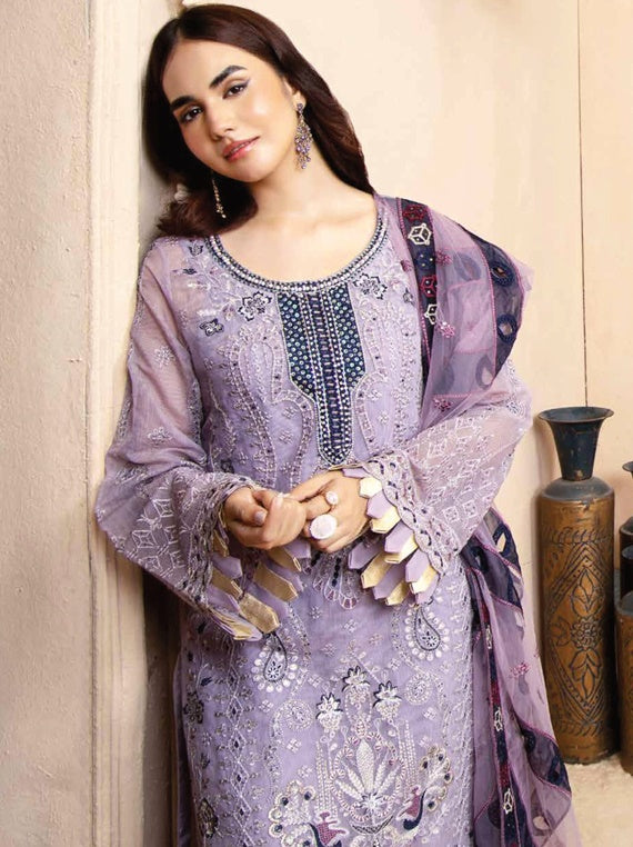 AZU Voguish Slub Khadi Collection By Ahmed Embroideries (D-04)
