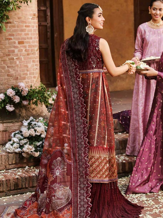 Nureh Jhoomro Luxury Wedding Colloction 2024 (NL-71 Gehna)