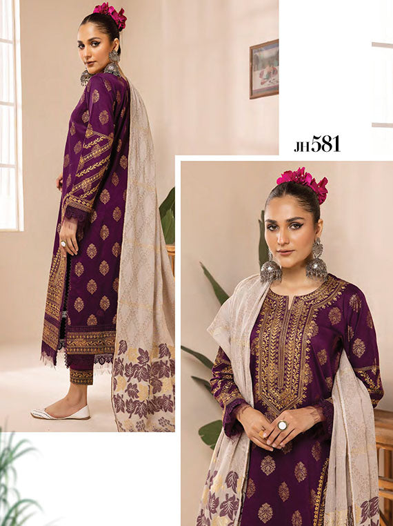 Vintage By Johra Lawn Collection 2024 (D-581)
