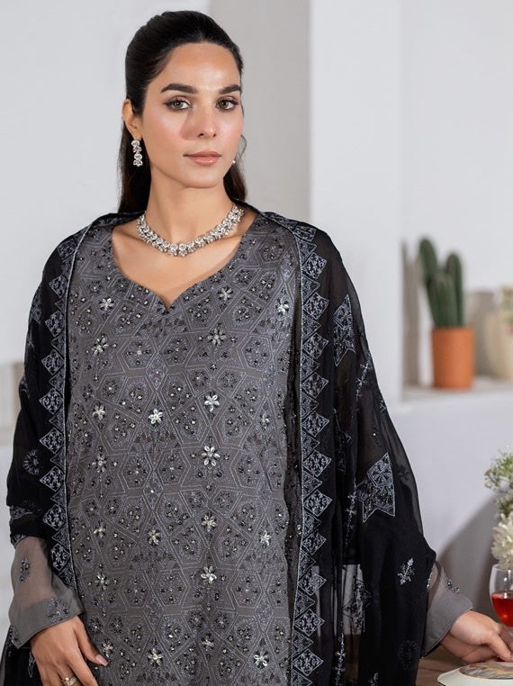 Bakhtawar By Noor-e-Fajar Chiffon Collection 2025 (SN-118)