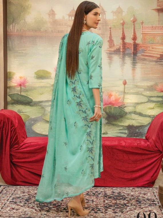 Ramz-E-Gull By Sanam Saeed Swiss Lawn Collection 2025 (D-09)