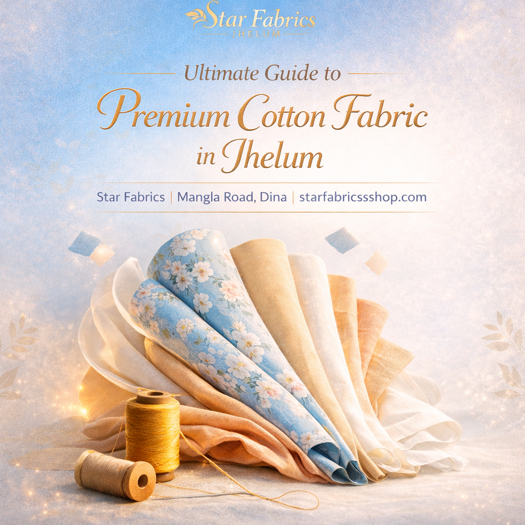Ultimate Guide to Premium Cotton Fabric in Jhelum at Star Fabrics