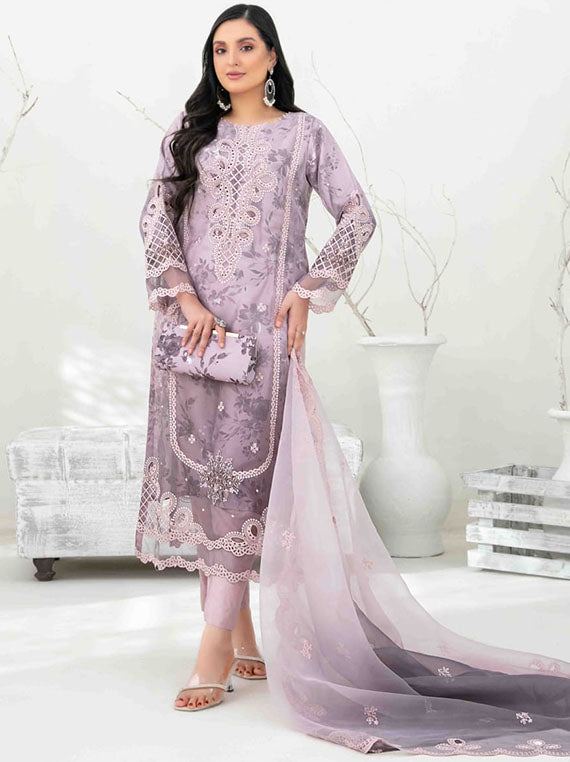 Yasna By Tawakkal Semi-Stitched Organza Collection 2025