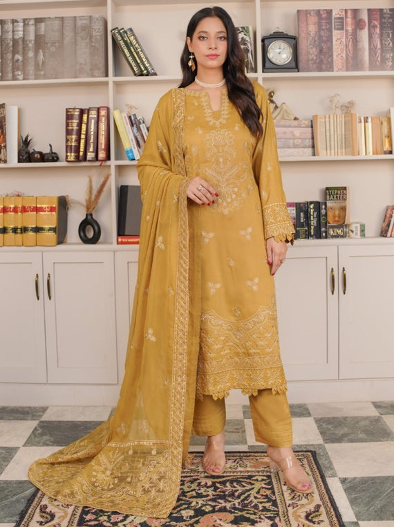 Manizay Talaash Premium Embroidered Viscos Collection