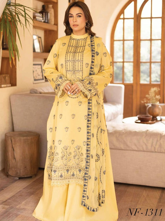 Rubab Noor-e-Fajar By Raeesa Lawn Collection 2025