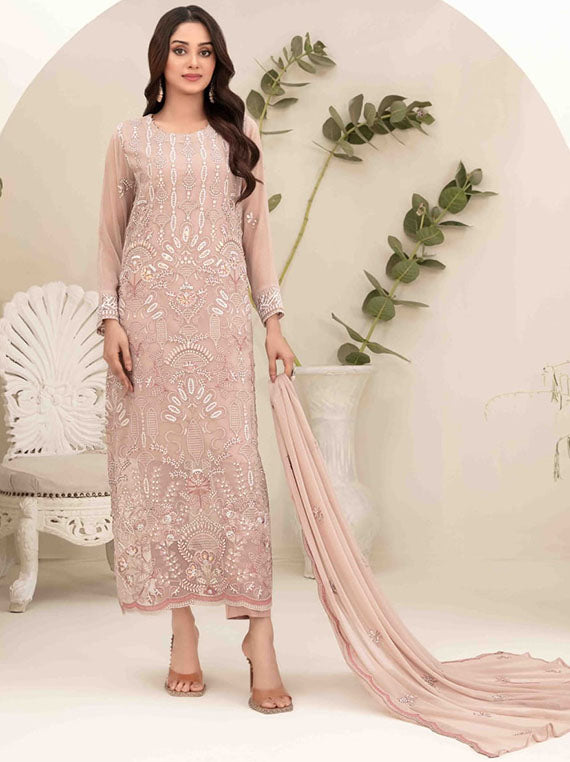 Setareh By Tawakkal Semi-Stitched Crinkle Chiffon Collection 2025