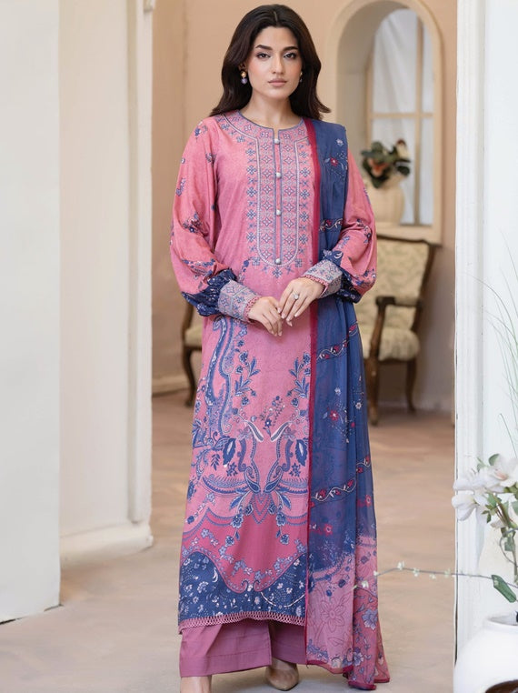 Shirsa By Johra embroidered Staple Slub collection