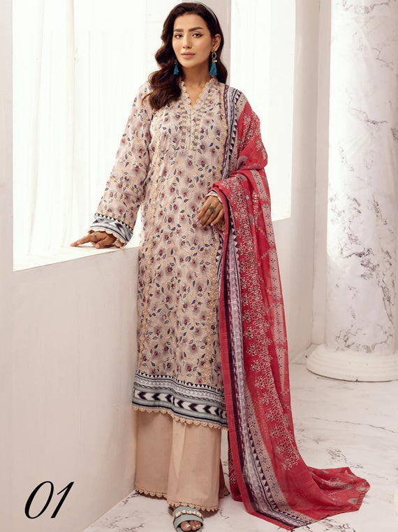 Hoorain By Mahees Lawn Collection 2025 Vol-08