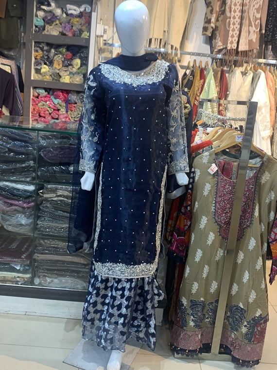 Ready To Wear Fancy Gharara and Plazo Collection 2024