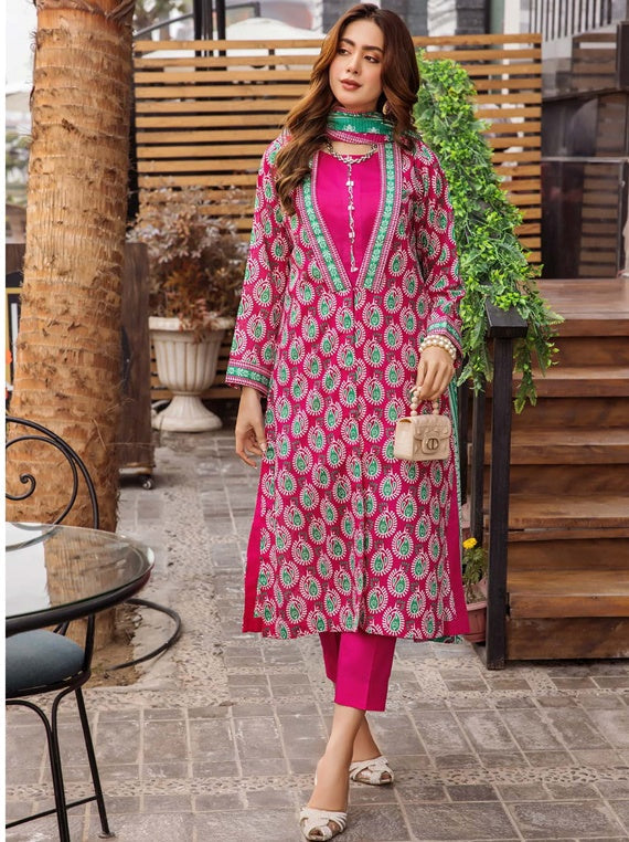 Safron By Safwa Doria Lawn Collection 2025 Vol-04