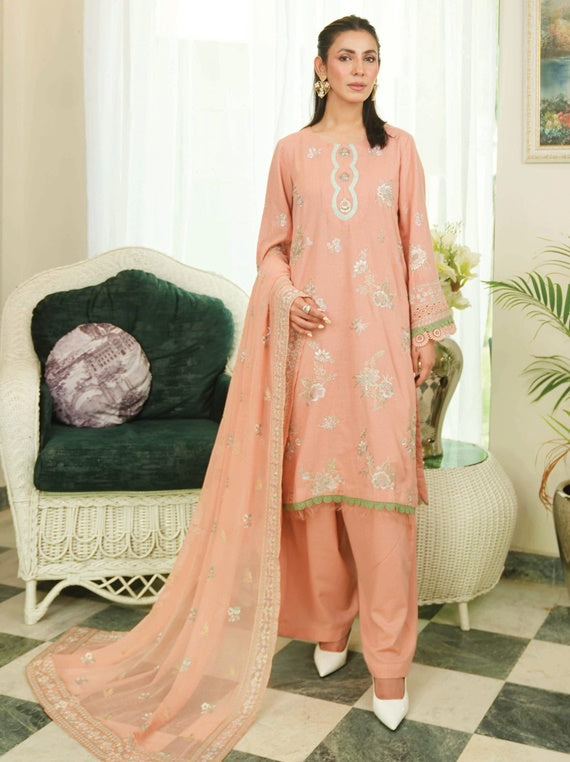 Johra Noraiz Embroidered Karandi Collection