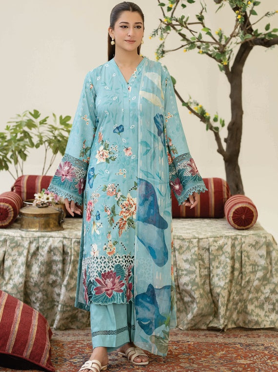 SHEHNEELA By Johra,  Embroidered Staple Slub Winter Collection