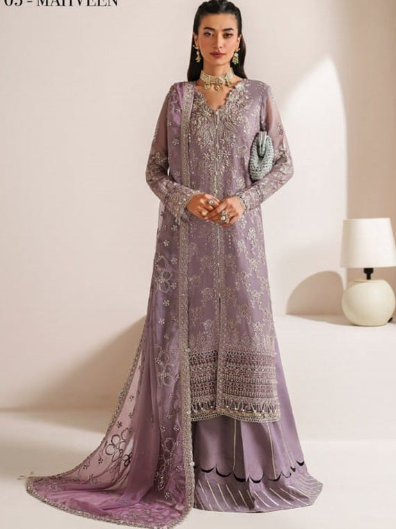 Xenia Luxury Embroidered Chiffon Unstitched Collection