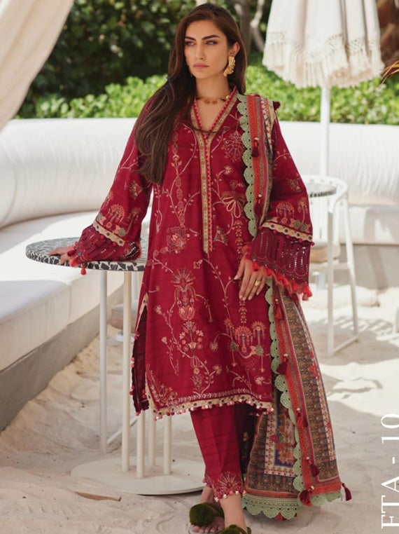 WES By Farah Talib Aziz Luxury Unstitched Lawn Collection 2025