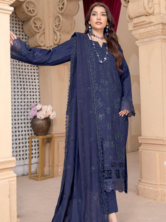 Zauq fancy peach leather embroidered Collection By Riaz Arts
