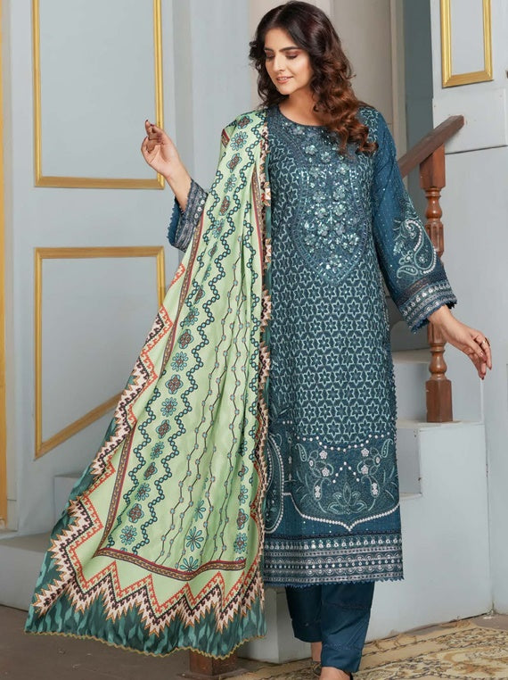 Ready to Wear Dhanak Collection 2024 by Munira Designers (D-03)