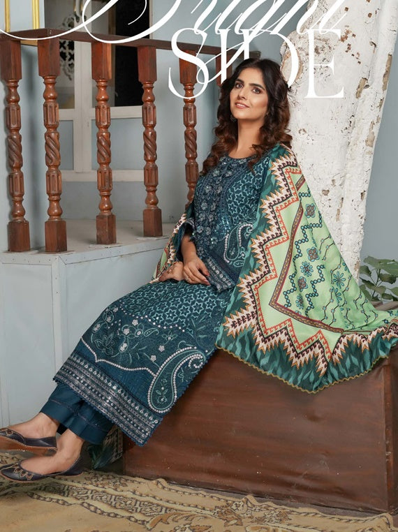 Ready to Wear Dhanak Collection 2024 by Munira Designers (D-03)