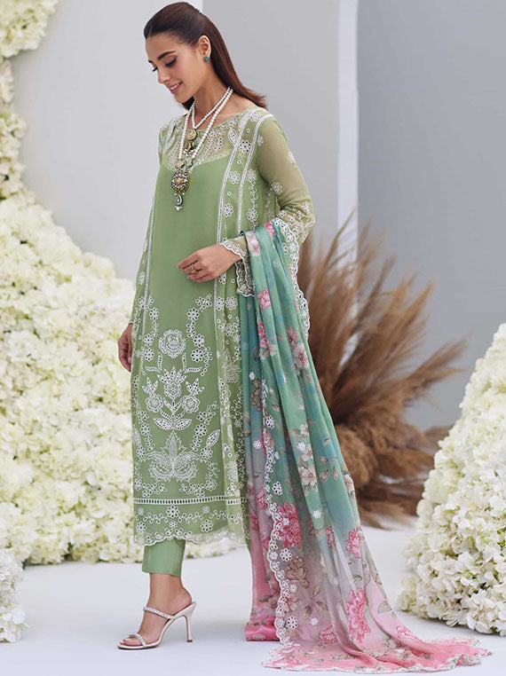 Mina Hasan Unstitched Luxury Festive Collection 2024 Vol-01 (Noura)