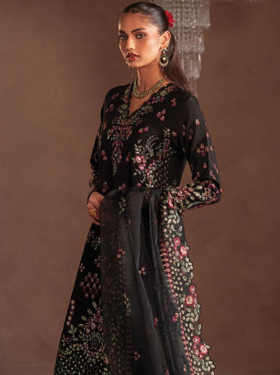 Selene By Emaan Adeel Korean Raw silk Collection 2024 (Amarae)