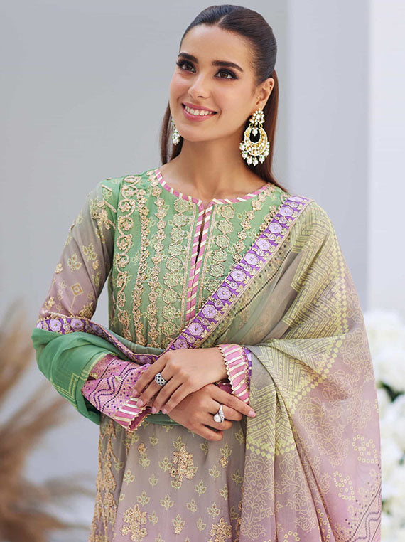 Mina Hasan Unstitched Luxury Festive Collection 2024 Vol-01 (Leila)