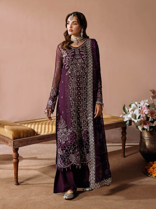 Dastak By Ramsha Luxury Embroidered Chiffon Collection Vol-2 (Q-208)