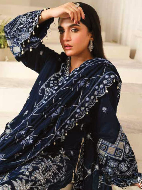 Sheen By Raeesa Luxury Velvet Collection 2024 (HV-08 Soil)