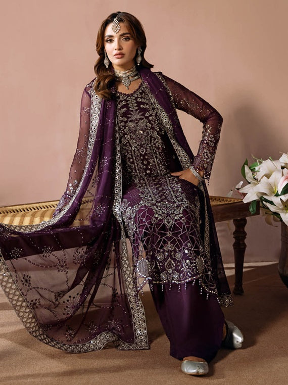 Dastak By Ramsha Luxury Embroidered Chiffon Collection Vol-2 (Q-208)