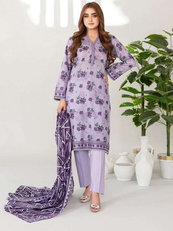 MEHZA 3 Piece Stitched Collection By Tawakkal | Star Fabrics (D-3235)