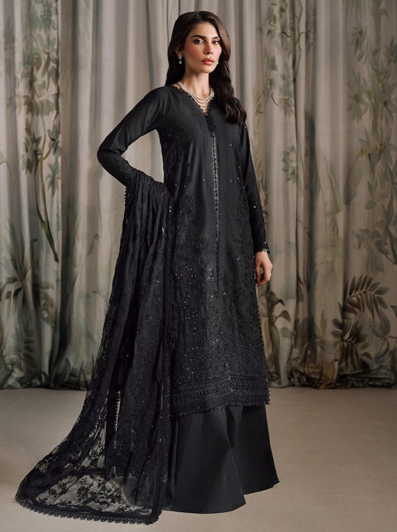 Zarif Raw Silk Collection 2024 (ZRF-RW-02 ZIVAH)