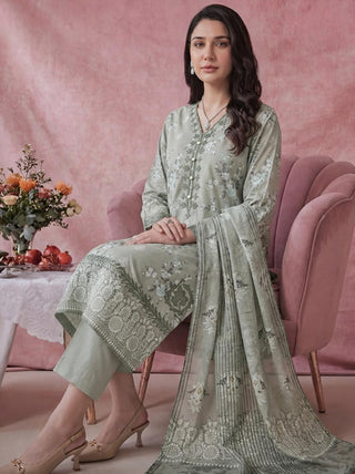 Tawakkal Fabrics 3 Piece Stitched Lawn & Embroidered Suits | Star Fabrics (D-01)
