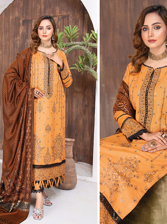 Maahe By Aalaya Fancy Peach Slub Collection 2024 Vol-02 (D-02)