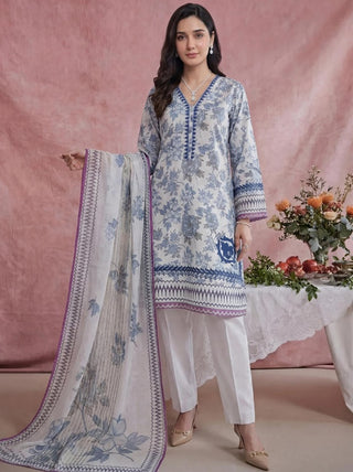 Tawakkal Fabrics 3 Piece Stitched Lawn & Embroidered Suits | Star Fabrics (D-02)