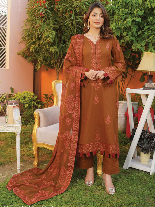 Dastan e Nisa By Manizay Premium Lawn Collection 2025 (Design-03)