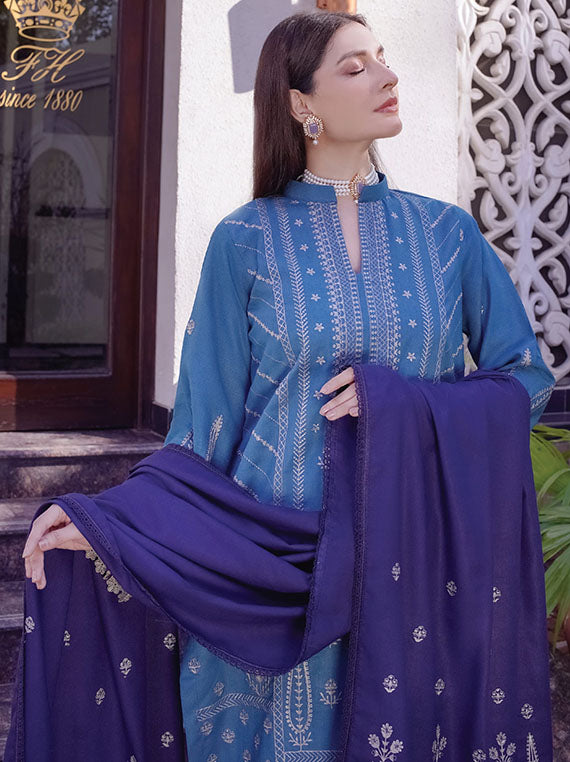 Andleeb By Manizay Dhanak Collection 2024 (Design-03)