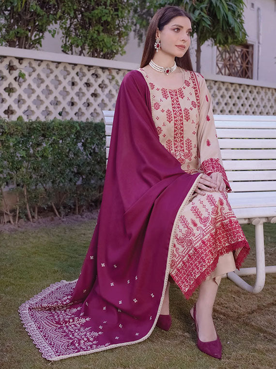 Andleeb By Manizay Dhanak Collection 2024 (Design-04)