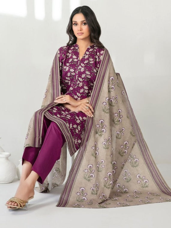 MEHZA 3 Piece Stitched Collection By Tawakkal | Star Fabrics (D-3239)